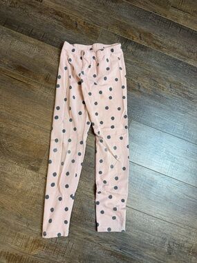 Cat & Jack Girls Pink Polka Dot Leggings Size M (7/8) Stretch Pants
